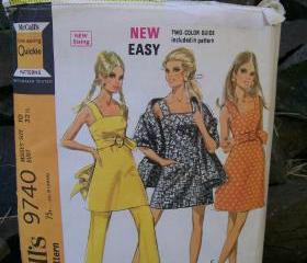 Vintage Pattern -Dress, Pants, Stole