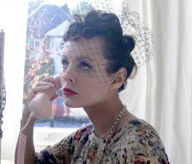 Black Birdcage Veil.