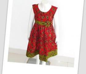 Sewing Pattern Girls Dress, Pdf Sewing Pattern, Caroline Summer Dress with Headband