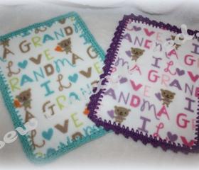 I love Grandma Lovey blanket