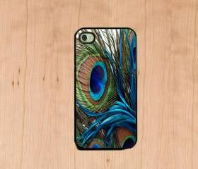 Iphone case - Peacock Feather , Iphone 4 case , Iphone 4s case