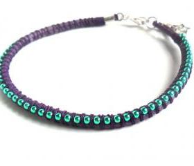 Neon Friendship Bracelet stackables trendy Metallic summer 2012 beach fun accessories