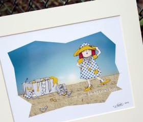 Illustrative print - Molly's imagination (12' x 10' / 305mm x 255mm)