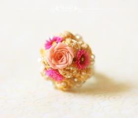 Miniature Food Ring - Profiteroles Ring - Dessert Ring