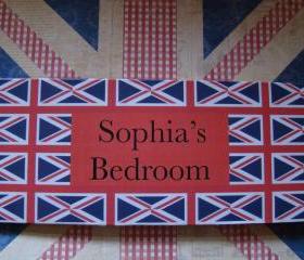 Personalized Children's London Room Sign