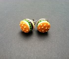 Yummy Hamburger Earrings