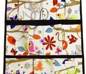 Monkey's Bizness - Just Hanging in Natural - Alexander Henry - Car Organizer