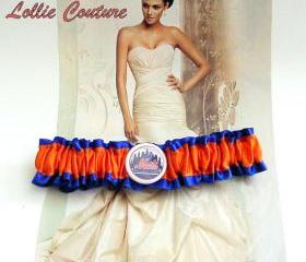 One Logo Garter - Any team color, team, name or Logo
