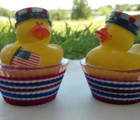 4th of July Ducky Bath Time Soap