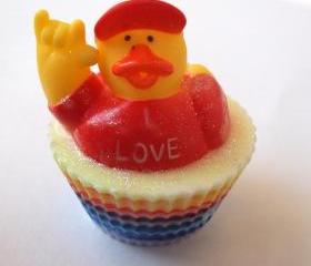 I LOVE YOU ducky soap