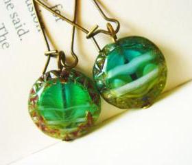 Nostalgic Glass Earrings