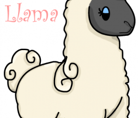 Drama Llama Cell Charm