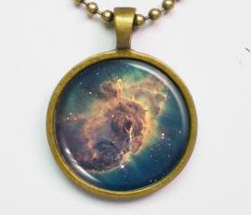 Nebula Necklace - Carina Nebula Space Photo - Galaxy Series