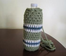 Crochet Water Bottle Cozy - CMBC2