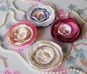 Shabby chic corsage.