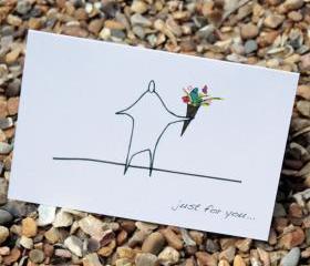 A6 Just for you card (anonymity)