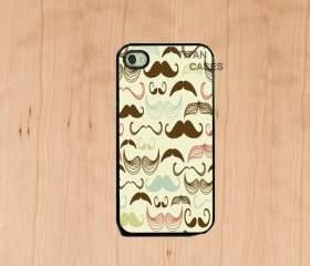 iphone 4 case - Multi Mustaches , Iphone case, Iphone 4s case