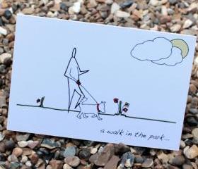 A6 Walk in the park card (anonymity range)