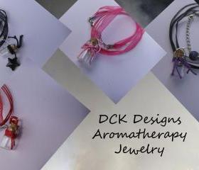 Aromatherapy charm necklace