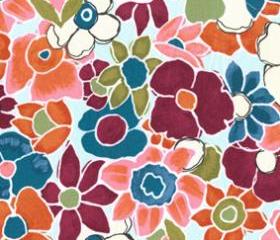 Colorful Floral Fabric - Garden Wall by Laura Gunn from Michael Miller 1 Yard 