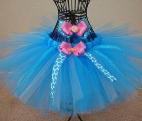 Mermaid inspired tutu and bow