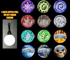 Skylanders Element Set of 12 Zipper Pulls Make Great Party Favors 
