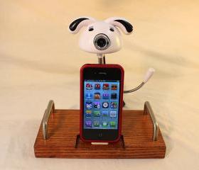The Web Cam Dock - iPhone Dock - iPod Dock - Charger and Sync Station - Cute Cam with Mic - iPhone4 Docking Iphone Dock