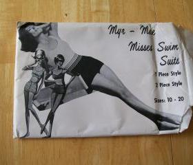 Vintage 1960's Myr -Mae Swim Suit Pattern