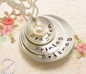 Pendant necklace sterling silver necklace with name necklace for mothers necklace pearl necklace charm necklace pendant with name jewellery