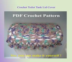 Crochet Pattern - Toilet Tank Lid Cover (5VC2012)