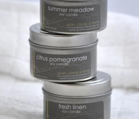 Summer Scents Soy Candle Collection