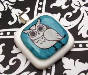 Blue Owl Pendant