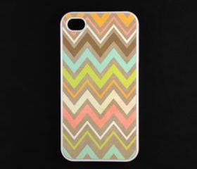 Iphone 4 Case - Tribal Chevron Iphone 4s Case, Iphone Case, Iphone 4 Cover