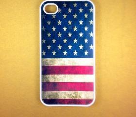 Iphone 4 Case - US Flag Iphone 4s Case, Iphone Case, Iphone 4 Cover