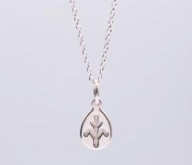 TREE summarizes all knowledge and percepts of the humanity - sign bracelet- handmade sterling silver 925 pendant on 18cm long chain 