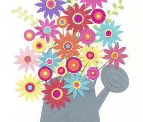 In A Spring Garden - Art print - 5 x 7