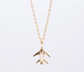 COURAGE- symbol bracelet- handmade gold plated silver pendant on 18cm long chain
