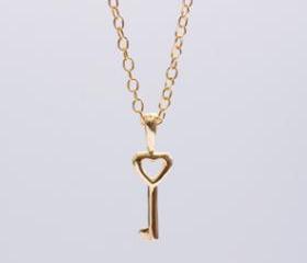NEW BEGINNING- symbol necklace- handmade gold plated silver pendant on 40cm long chain