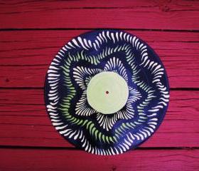 Retro Recycled Vinyl Record Wall Art