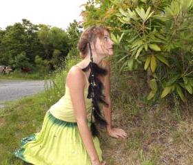 Back Feathered Headband