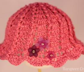 Crochet Baby Hat /3-6 months/handmade