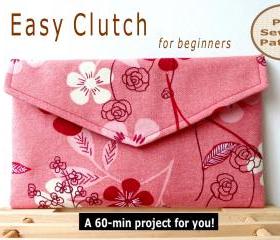 Easy Clutch - pdf sewing pattern