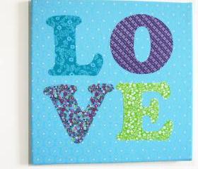 LOVE Fabric Wall Decoration - PASSION