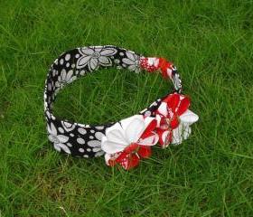 Sewing Pattern Girls Head Band, Kanzashi Flowers Head Band, pdf Pattern