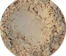 Mineral Matte Eye shadow, neutral nude beige color, Ivory, pure natural cosmetics, mineral makeup,