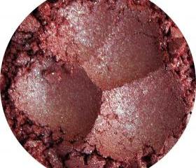 Mineral Eye shadow peach orange with green shimmer, Tourmaline- Birthstone Collection -
