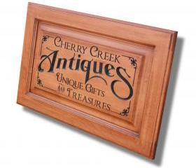 BUSINESS SIGN, Custom Sign, Carved, Wooden Sign, Personalized, Business Logo, Cabinet Door, Antique Style, Small Size 14x23(size varies)