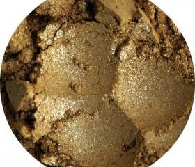Mineral Eye shadow yellow gold eyeshadow color natural cosmetics makeup- Topaz birthstone collection