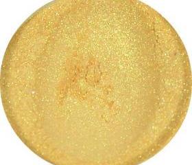 Gold Eyeshadow, mineral eye shadow, mineral powder makeup, loose powder eye shadow, all natural makeup, CIJ SALE