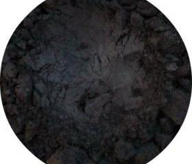 Mineral Matte Eyeshadow, black, Night Fall color , smokey eyeshadow cosmetics